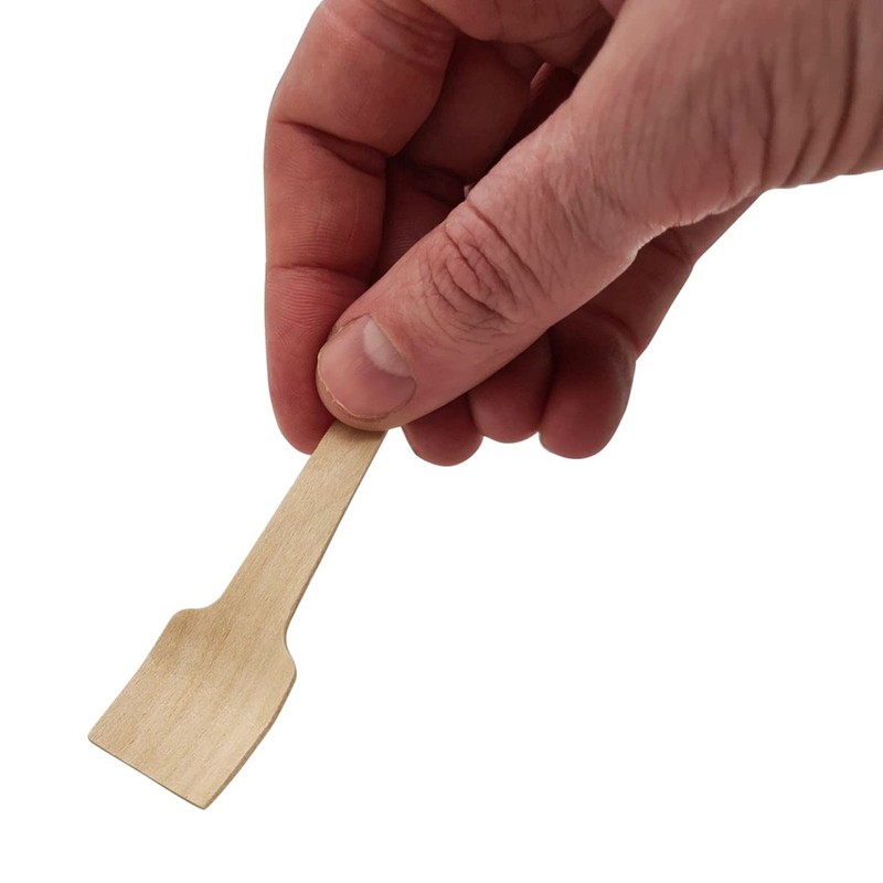Wooden Ice Cream Spades/Spoons Biodegradeable & Disposable Pack of 100
