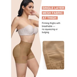 SHAPSHE Shapewear Shorts Tummy Control Seamless Butt Lift Underwear for Women Shape Wear Shorts Middle Waist Belly Shaper Waist Trainer Shorts