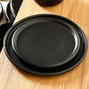 Stone Lain Eden 8-Piece Dinner Plate Set Stoneware, Black
