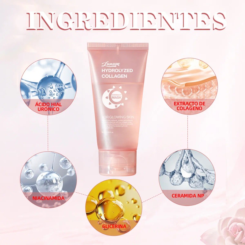 Mascarilla Facial Reafirmante Iluminadora Colágeno