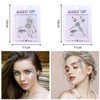 7 Face Gemstone Stickers, Festive Rhinestone Glitter Face Temporary Tattoo
