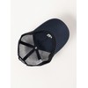 Beams Heart Men's Hat, BH Logo, Half Mesh Cap, navy,