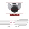 Upower 4" to 8" Exhaust Tip Mirror Polished 4 Inch