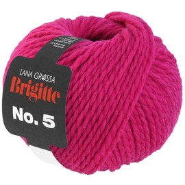 LANA GROSSA Brigitte No. 5 | Double Twisted Merino Wick Yarn | Hand Knitting Yarn Made of 100% Virgin Wool (Extra Fine Merino) | 50 g Wool for Knitting and Crocheting | 75 m Yarn