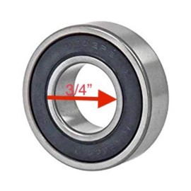 6203-12-2RS C3 3/4" Bore Premium Sealed Ball Bearing, 230-052 6203-2RS-3/4