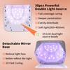 Kikugu Cordless UV LED Nail Lamp,72W Rechargeable UV Light for