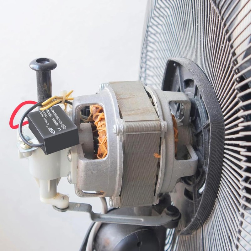DollaTek 2pcs CBB61 1uF 450V AC 50/60Hz Air Conditioning Fan