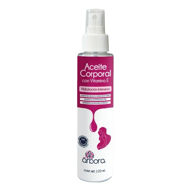Aceite corporal anti-estrías con vitamina E y coco | hidrata