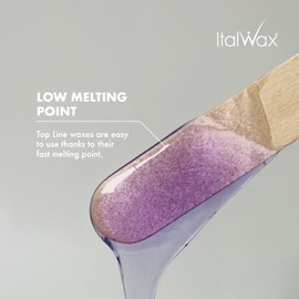 Italwax Top Line Orchid - 0,45Kg / 1lb - Hard wax beads for hair removal - Orchid fragrance - Synthetic formulation ideal for sensitive skins - Recommended for Bikini Area and Armpits