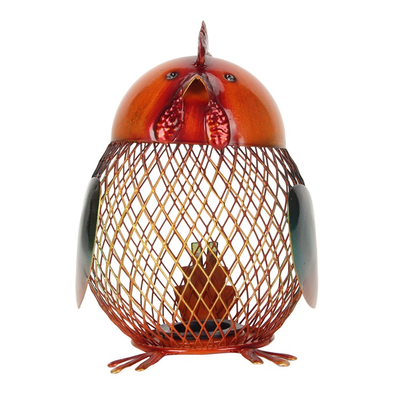 Kids Piggy Bank Cute Chick Style Colorfast Metal Stable Base