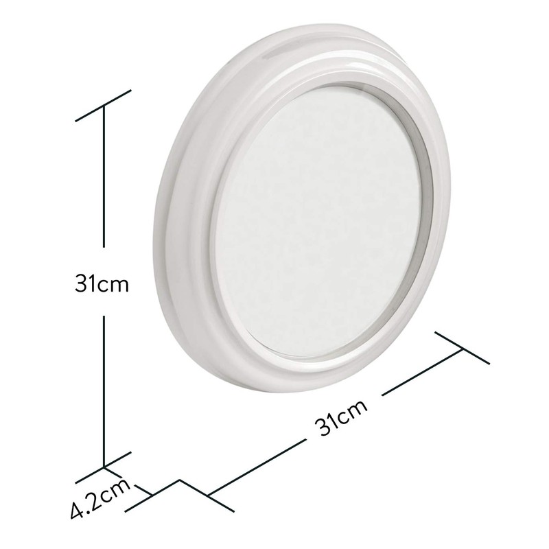 Lascelles London Brushed Chrome Metal Cased Wall Clock with Marble
