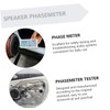 Anneome Speaker Polarity Tester Audio System Phasemeter for Car Speakers