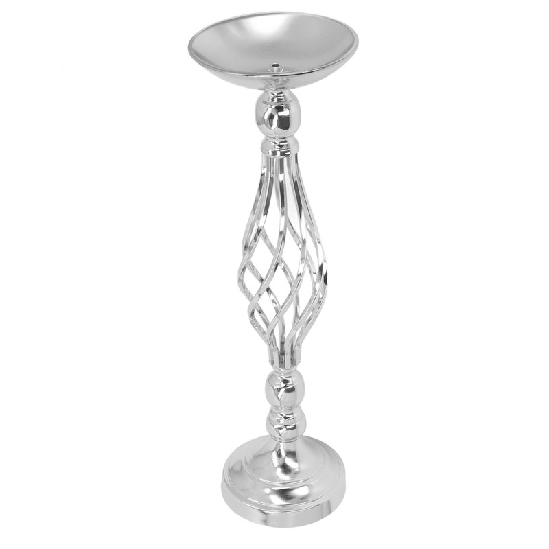 Table Candlestick Ornament Iron Twisted Curb Candle Holder Decorative Ornament