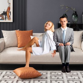 VanderHOME Comfortable and Durable Sofa Cover Waterproof and Non-Slip Sofa Cover Super Elastic Sofa Cover Protects Against Dog Bites 90 x 160 cm Beige Seat Cover (1 Piece Only)