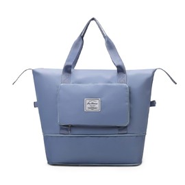 MGizo DtiSpectrum Boston Bag, Foldable, Extendable, Carry-on Bag, Gym Bag, Large Capacity, Carry-on Bag, Lightweight, Compact, 3-Way, Put in Suitcase, Business Trips, School Trips, Unisex, BLUE