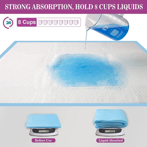 Dog Pee Pads Extra Large 28"x34", X-Large Training Puppy Pee