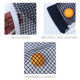 XMNIVATE 2 Pieces Of Table Tennis Net, Black Table Tennis Net, Rope Table Tennis Net, Foldable Table Tennis Net, Portable Table Tennis Net
