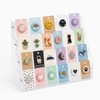 4 Tier Acrylic Button Pins Organizer Stand for Badge Display,