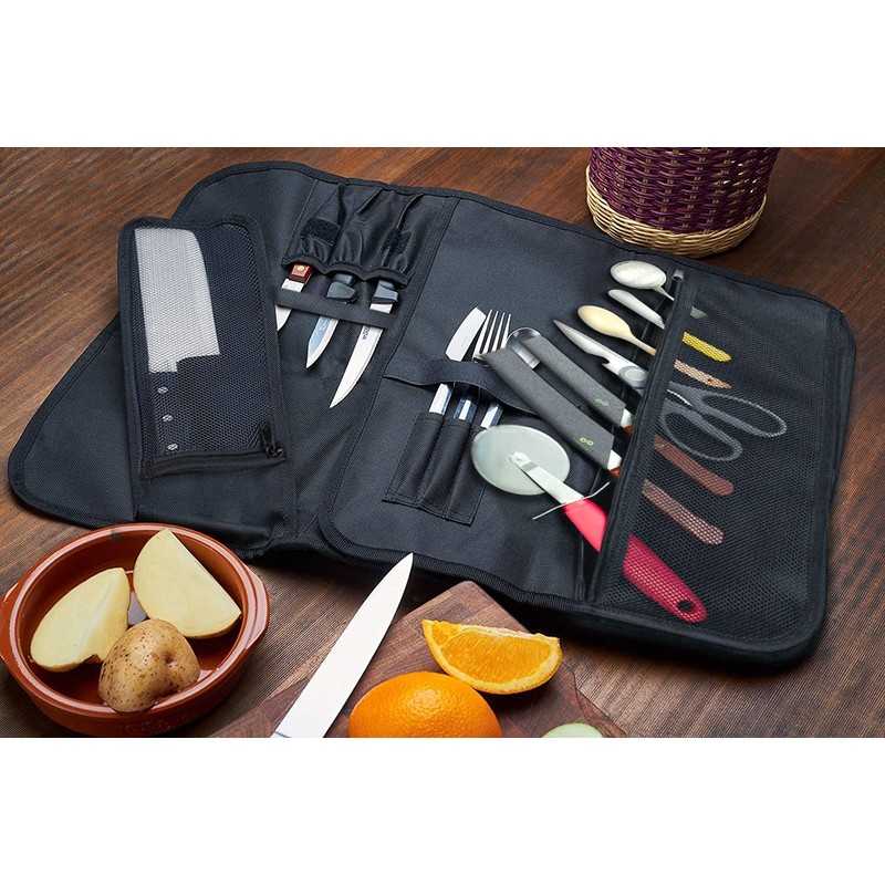 EVERPRIDE Chef Knife Roll Bag Holds 10 Knives – Contains