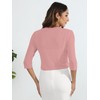 Heymoments Women's Thin Shrugs for Dresses Pink Large Open Front