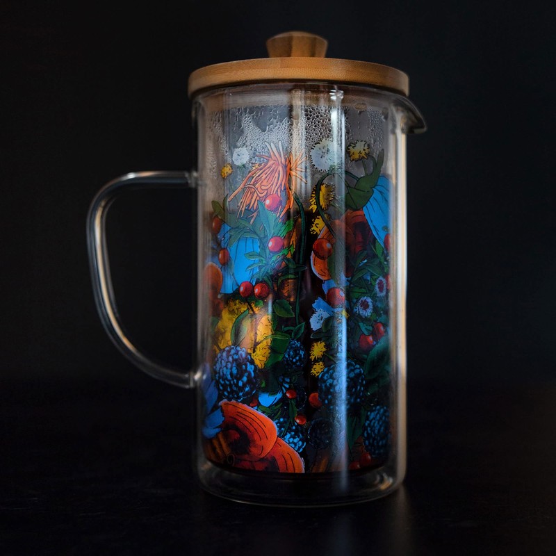 Rasa 350ml French Press Coffee Maker | Heat Resistant Double-Walled