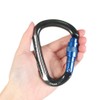 roc'Teryx RTAF843KW Mountain Climbing Carabiner HMS Midi Screw Gray (Blue