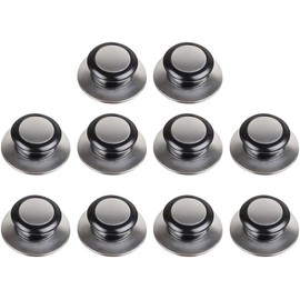 Healvian Perillas De Tapa De Olla De Acero Inoxidable Agarre De Olla Para Cubiertas De Sartenes Vaporeras Y Ollas De Leche Fácil De Instalar 10 Piezas Colores Surtidos