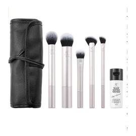 Real Techniques Brochas Kit Completo Color Plateado