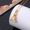 S925 Sterling Silver Meditating Fairy Pendant Neckalce for Women Figure