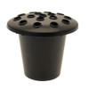 Black Plastic Grave Vase Container Insert