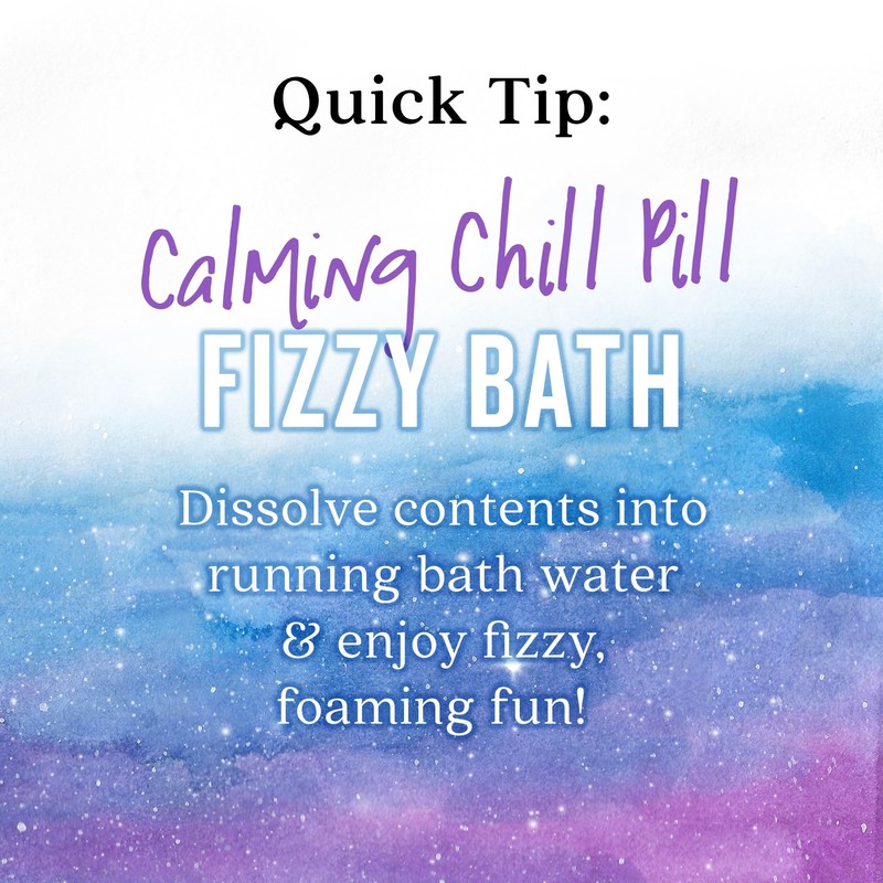 Aura Cacia Calming Chill Pill Fizzy Bath 2.5oz