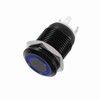 EVGATSAUTO LED Push Button,Car 12mm LED Light Momentary Push Button
