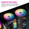 Vetroo SA-140 3-Pack 140mm Addressable RGB & PWM Motherboard Sync