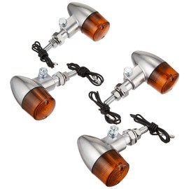 Kitaco 830-0402031 Turn Signal Kit, Rocket Mini, Aluminum Fabric, Amber