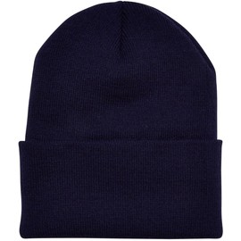Flexfit Unisex Yp Classics Thinsulate Cuffed Beanie Hat, navy