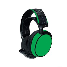 MightySkins Compatible with Steelseries Arctis 7 Gaming Headset (2019) - Solid Green | Protective, Durable, and Unique Vinyl Decal| Easy to Apply, Remove, and Change Styles | Made in The USA