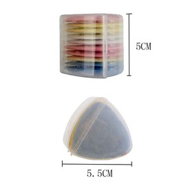 XINGSUI 10 Pieces Tailor's Chalk, Triangle Cutter Chalk, Fabric Marking Chalk, for Dressmaking, Sewing, Making, Fabric Marking, DIY Clothing Making (4 Colours)