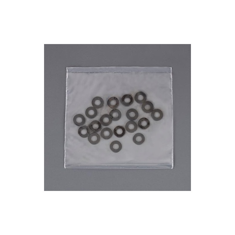 Esco EA949LX-1304F M4 Flat Washer (Stainless Steel, Black, ISO, 16