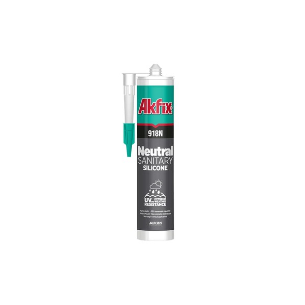 Akfix 918N Black 100% Silicone Caulk for Kitchen and Bathroom