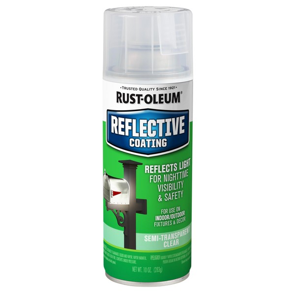 Rust-Oleum Rust-Oleum 214944 Specialty Reflective Spray, Semi Transparent Clear Finish,10oz