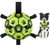 LOTUSWILD Dog Toy, 15 cm Durable Dog Toy Ball with