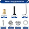 Tnisesm 40Pcs 5/16 Rivet Nut Installation Tool Set, 5/16-18 Carbon