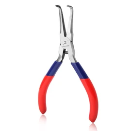 GOLD DEER Tapered Radio Pliers, Needle Remover Pliers, Mini, Precision Tools, Bent Pliers, Lead Pliers, Extra Fine Needle Nose Pliers, Micro Nose Pliers, Fine Pliers, For Accessories, Jewelry Making, Handicrafts, DIY Professional, Hobby, Electrical Wirin