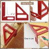 Cartlant Speed Square with 3D Multi Angle Measuring Ruler, 7