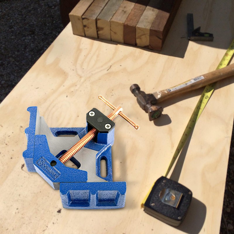 COGNATIVE 4-Inch Cast Iron Welders Angle Clamp, Heavy Duty Right