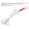 10pcs / bag 2.35mm 1.8m 2‑In‑1 Pin Type Electrode Lead