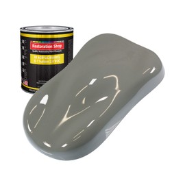 Restoration Shop - Dove Gray Acrylic Enamel Auto Paint - Quart Paint Color Only - Professional Single Stage High Gloss Automotive, Car, Truck, Equipment Coating, 2.8 VOC