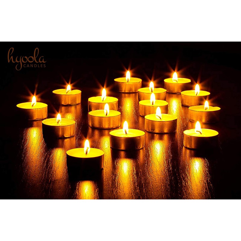 Hyoola Tea Lights Candles - 300 Bulk Candles Pack -