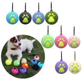 FeiYeup Ball Holder Tennis Holder with Dog Leash Attachment Pet Holder Portable Tennis Clip