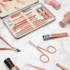 Juego de herramientas para manicura y pedicura (23 piezas), color